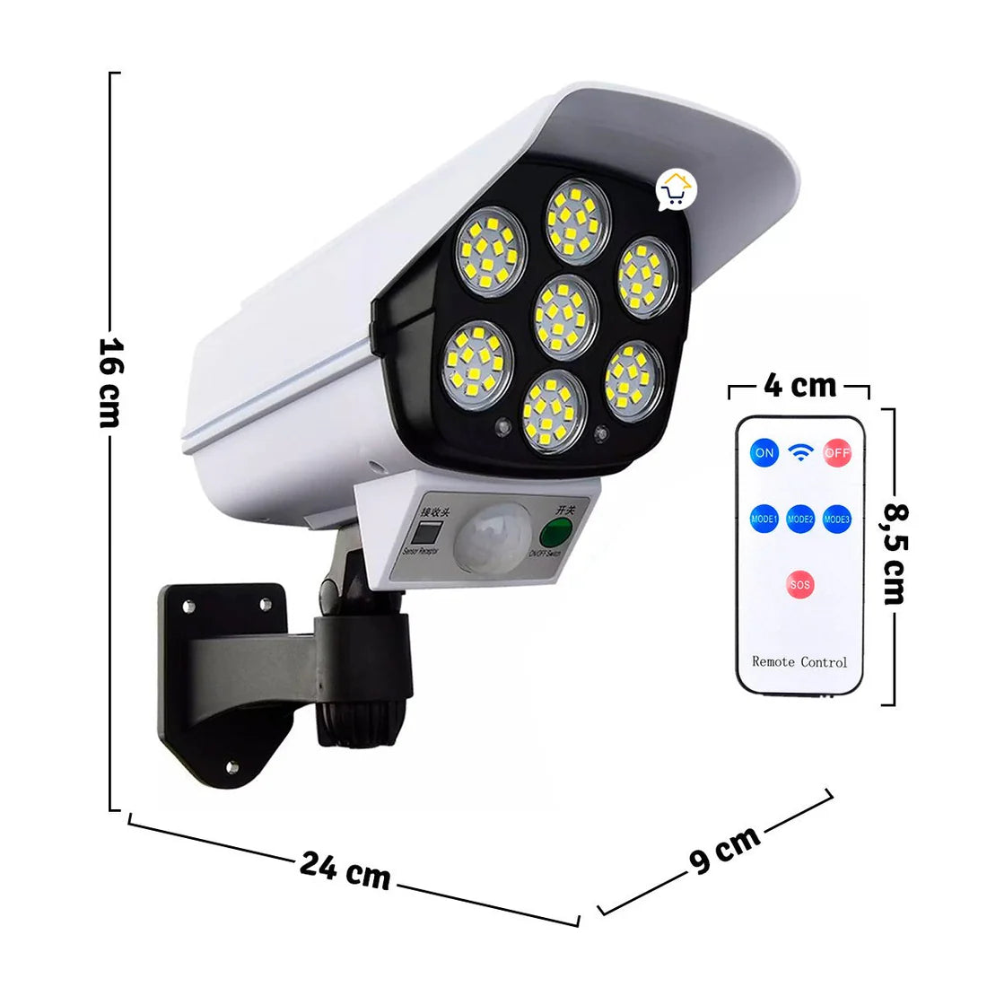 Luz Solar Con Sensor de Movimiento - Iluminación Inteligente para tu Exterior.